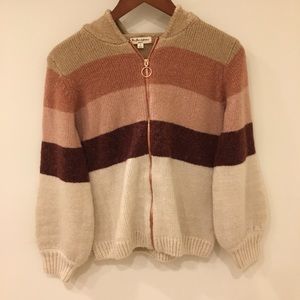 For love and lemons zip up sweater